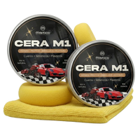 Lleva 2 Ceras M1 + Paño + Pomo